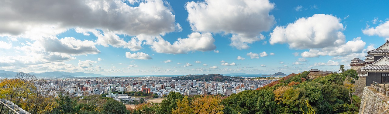 松山市の街並み